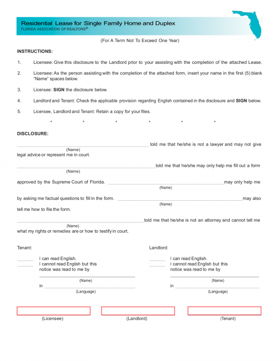 Forms Contracts Northeast Florida Association Of Realtors