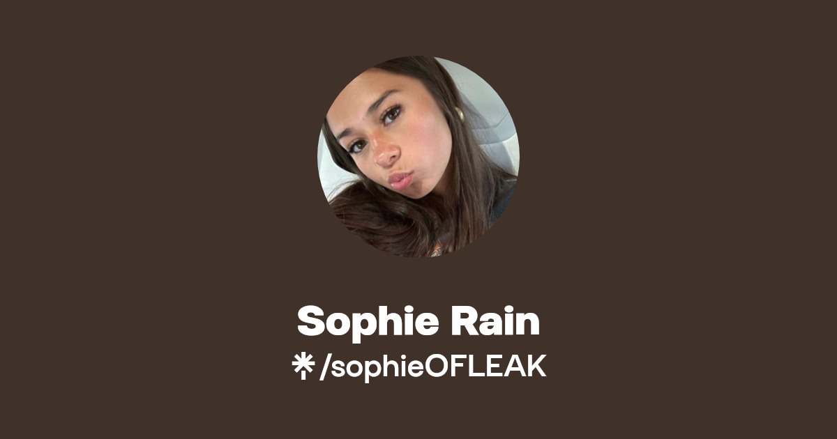 Sophie Rain Leak